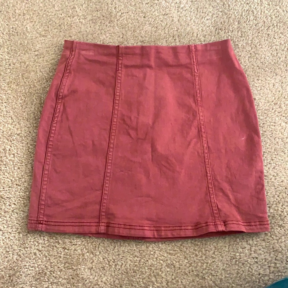 High waisted skirt